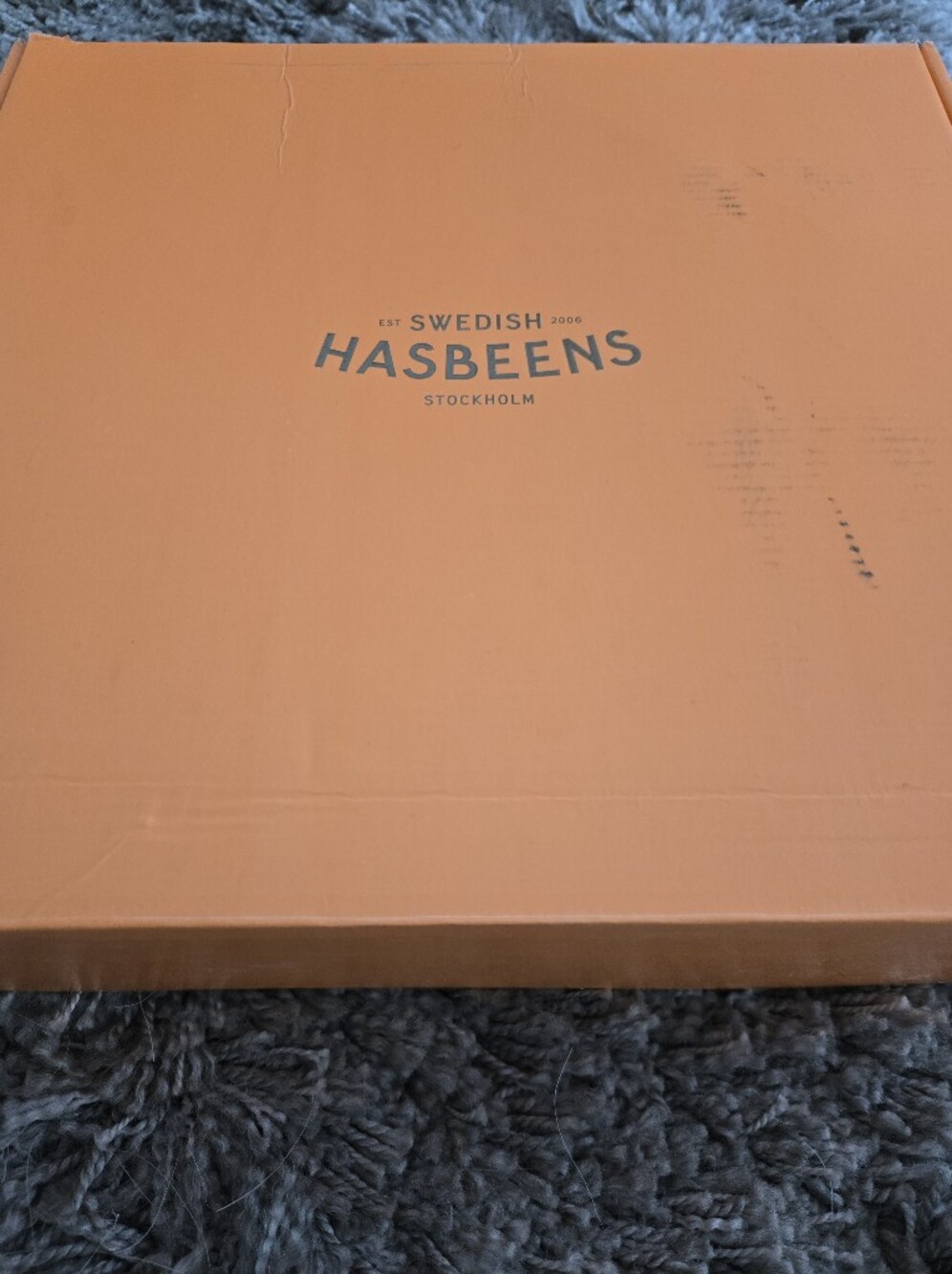 New with Box Swedish Hasbeens Zip It Emy Rusty Red "RostSuede Clog Boots Size 39 - Picture 11 of 11